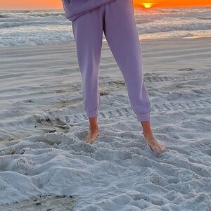 Tribe Kelley butter sweats wisteria